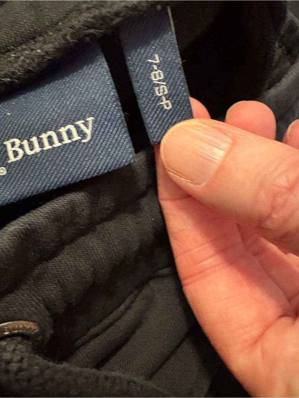 Psycho Bunny Kids Cargo Sweatpants Black Drawstring Size 7/8 Small